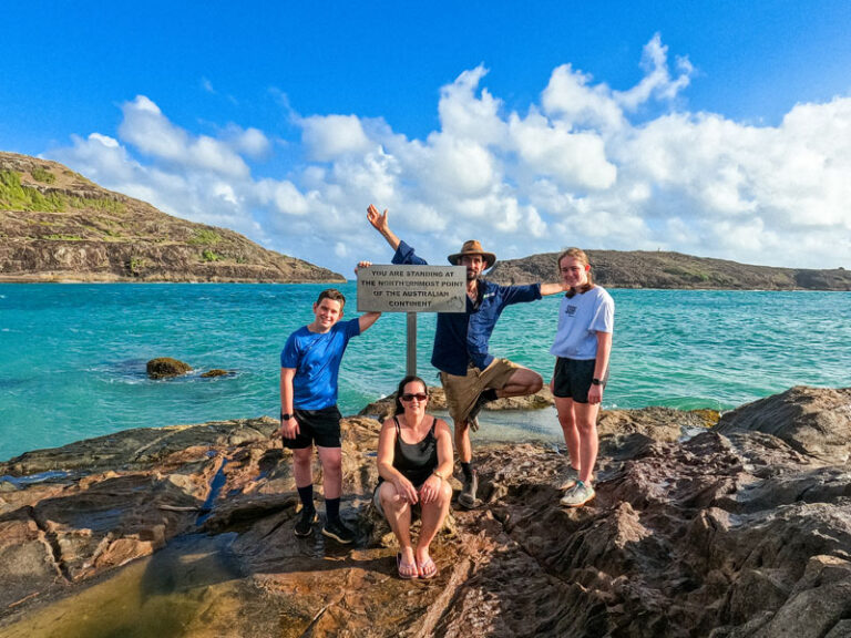 Cape York Tour Tip of Australia sign post